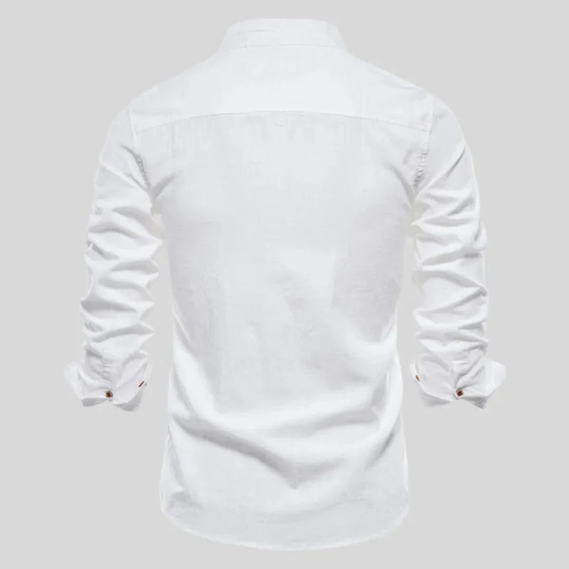 Camisa Masculina Casual Algodão