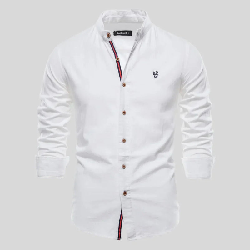 Camisa Masculina Casual Algodão