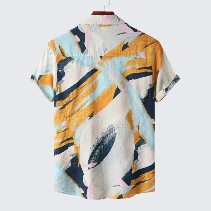 Camisa Masculina Manga Curta Aspen